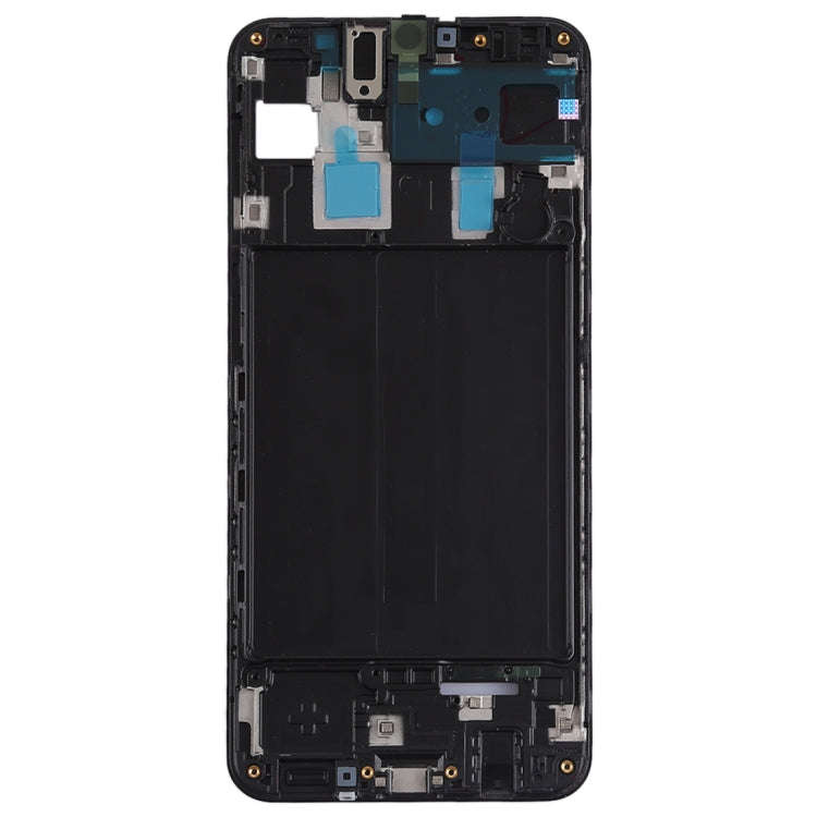 For Galaxy A30, SM-A305F/DS Front Housing LCD Frame Bezel Plate (Black)