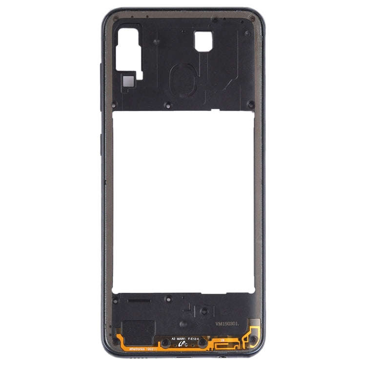 For Galaxy A30 SM-A305F/DS Back Housing Frame (Black)