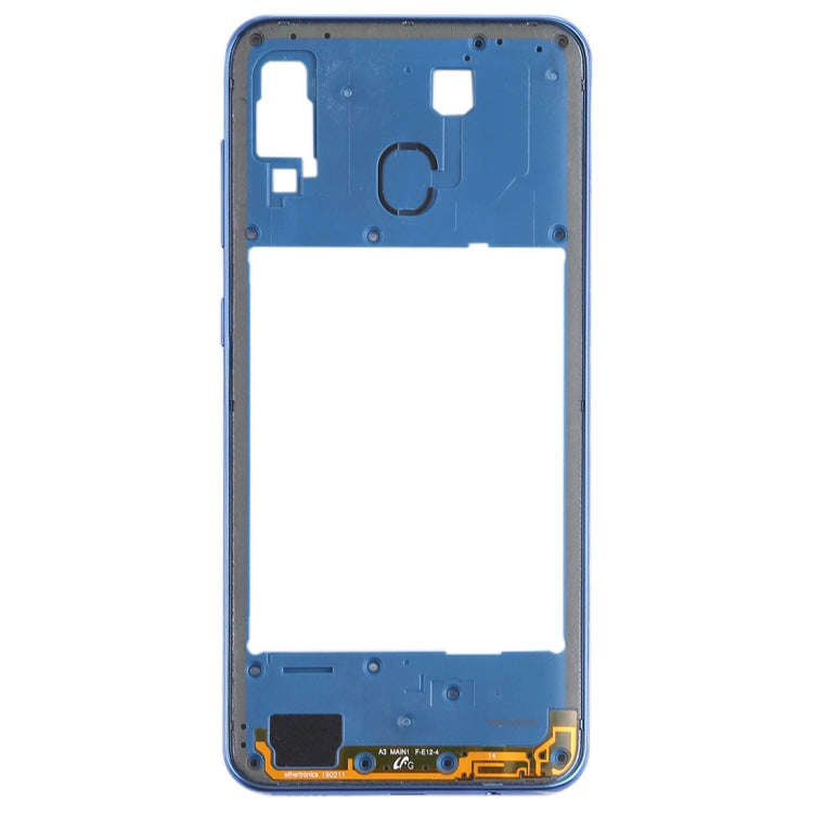 For Galaxy A30 SM-A305F/DS Back Housing Frame (Blue)