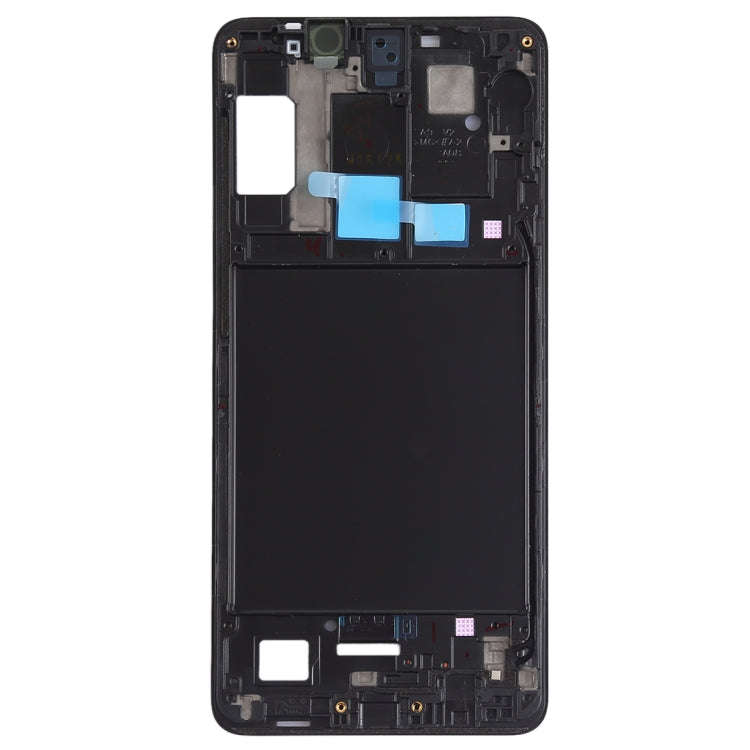 For Galaxy A9 (2018) Front Housing LCD Frame Bezel Plate (Black)