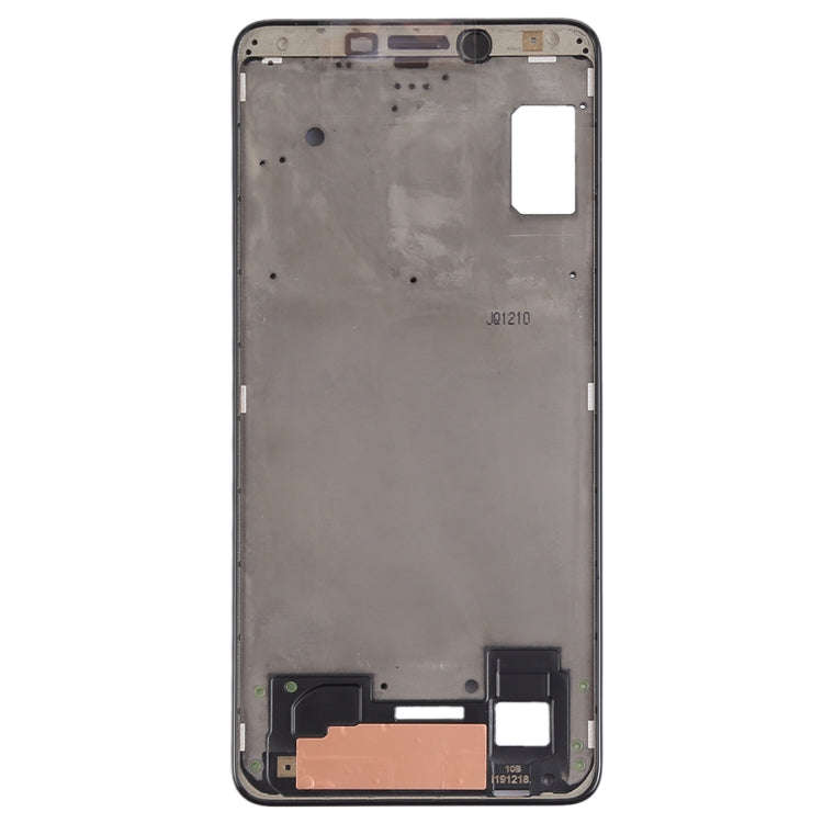 For Galaxy A9 (2018) Front Housing LCD Frame Bezel Plate (Black)