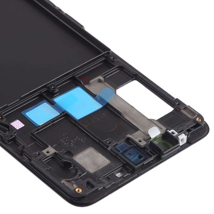 For Galaxy A9 (2018) Front Housing LCD Frame Bezel Plate (Black)