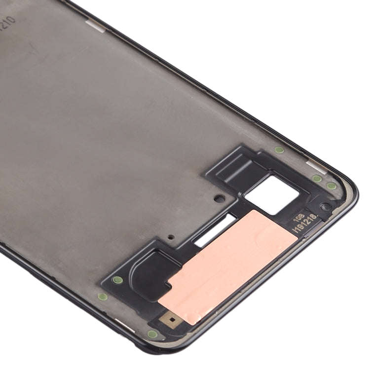 For Galaxy A9 (2018) Front Housing LCD Frame Bezel Plate (Black)