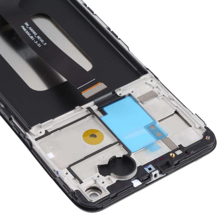Original LCD Screen for Samsung Galaxy A60 SM-A606 Digitizer Full Assembly with Frame (Black)