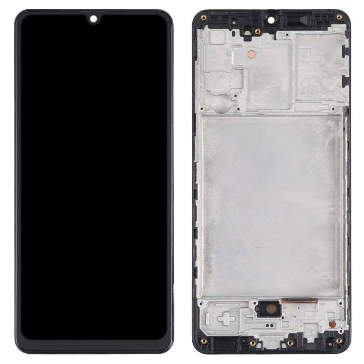 Original Super AMOLED LCD Screen for Samsung Galaxy A31 SM-A315 Digitizer Full Assembly with Fram...