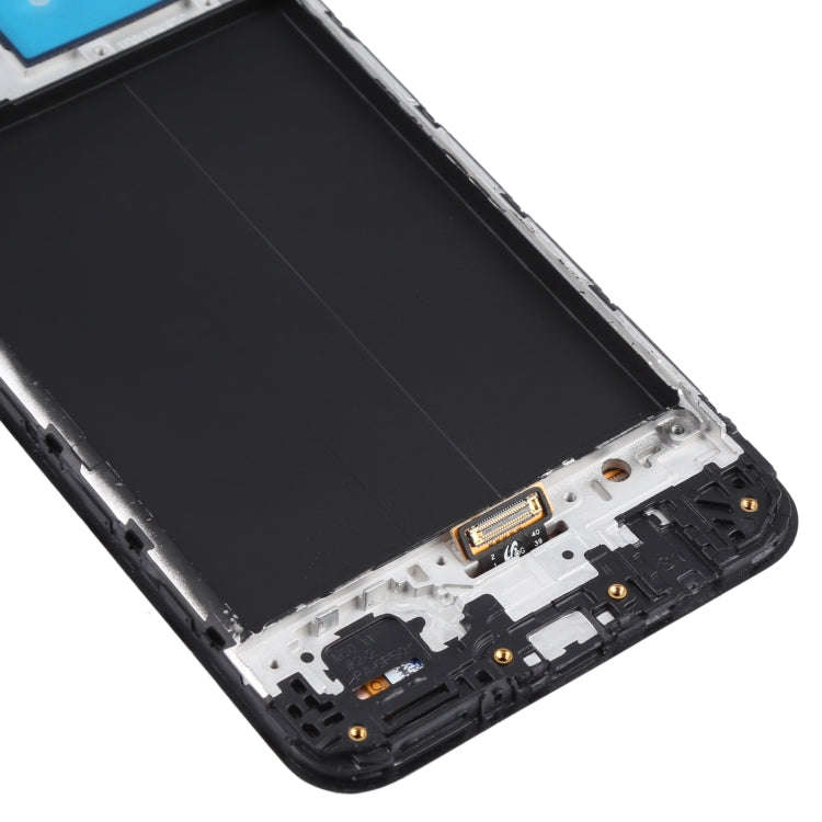 Original LCD Screen and Digitizer Full Assembly with Frame for Samsung Galaxy M30 SM-M305 (Black)