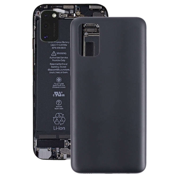For Samsung Galaxy A03s SM-A037 Battery Back Cover (Black)