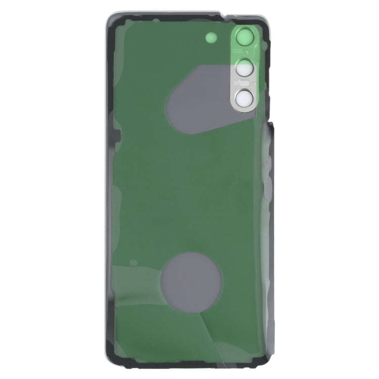 For Samsung Galaxy S21 5G Battery Back Cover with Camera Lens Cover (White)