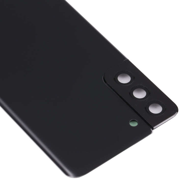 For Samsung Galaxy S21+ 5G Battery Back Cover with Camera Lens Cover (Black)