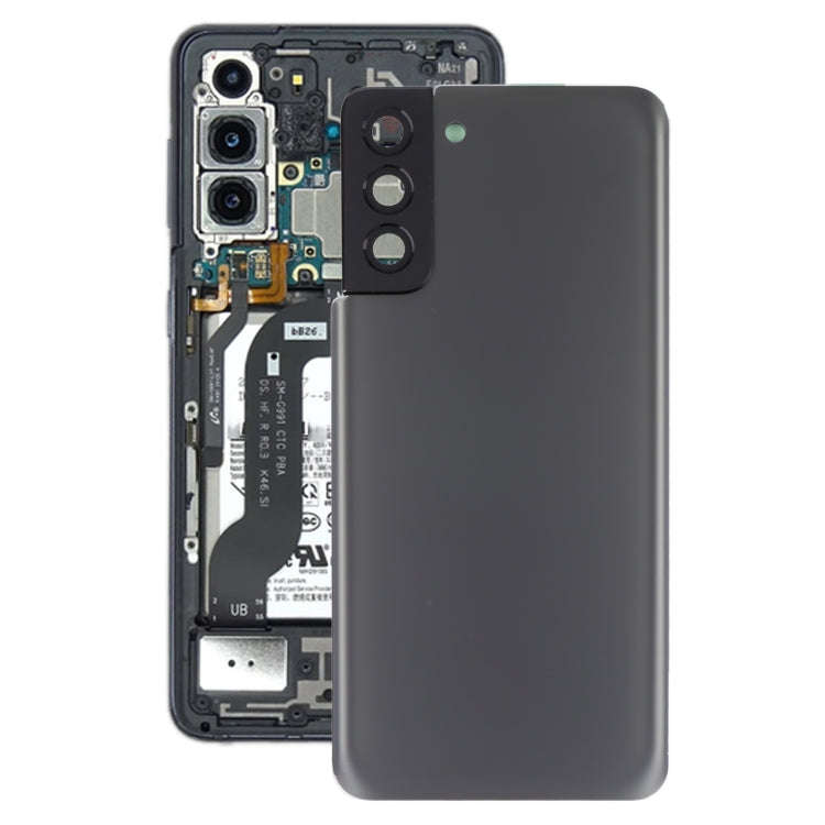 For Samsung Galaxy S21+ 5G Battery Back Cover with Camera Lens Cover (Grey)