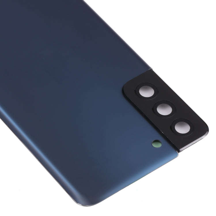 For Samsung Galaxy S21+ 5G Battery Back Cover with Camera Lens Cover (Blue)