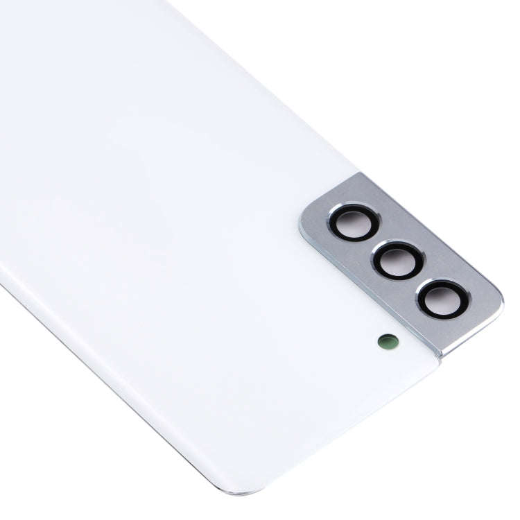 For Samsung Galaxy S21+ 5G Battery Back Cover with Camera Lens Cover (White)