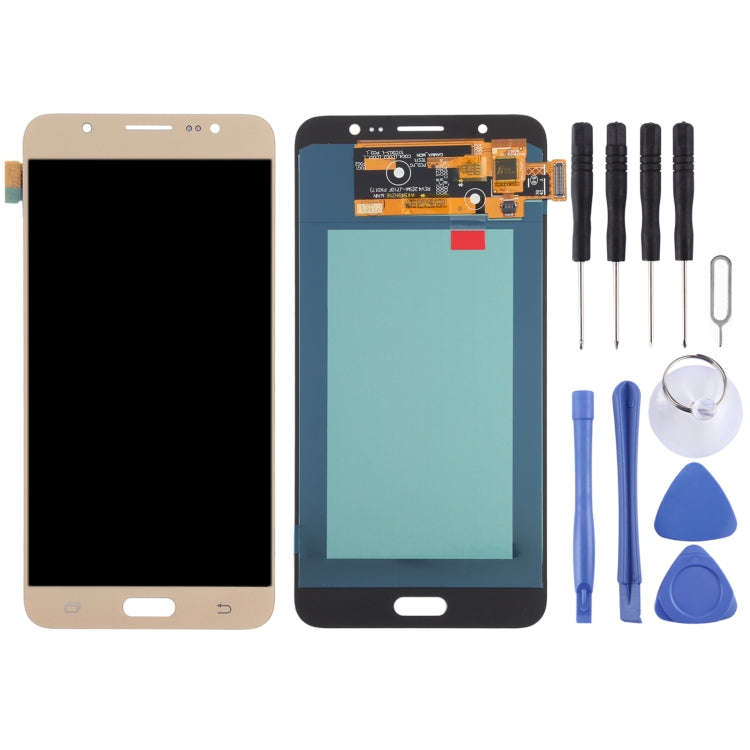 OLED LCD Screen for Samsung Galaxy J7 (2016) SM-J710 With Digitizer Full Assembly (Gold)
