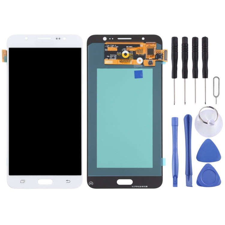 OLED LCD Screen for Samsung Galaxy J7 (2016) SM-J710 With Digitizer Full Assembly (White)
