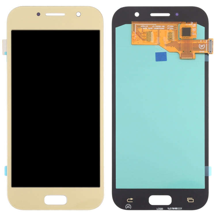 OLED LCD Screen for Samsung Galaxy A5 (2017) SM-A520 With Digitizer Full Assembly (Gold)