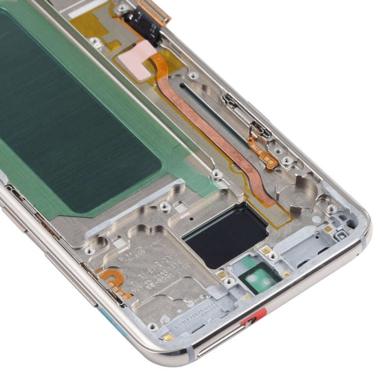 OLED LCD Screen for Samsung Galaxy S8+ SM-G955 Digitizer Full Assembly with Frame (Gold)