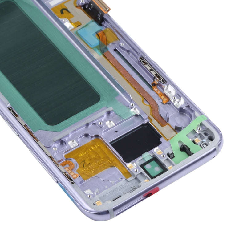 OLED LCD Screen for Samsung Galaxy S8+ SM-G955 Digitizer Full Assembly with Frame (Purple)