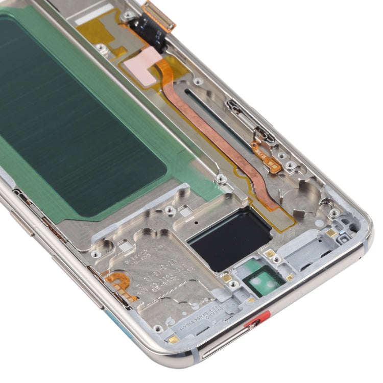 OLED LCD Screen for Samsung Galaxy S8+ SM-G955 Digitizer Full Assembly with Frame (Silver)
