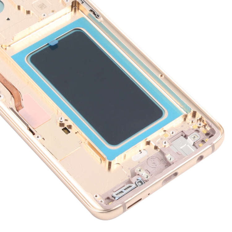 OLED LCD Screen for Samsung Galaxy S9+ SM-G965 Digitizer Full Assembly with Frame (Gold)