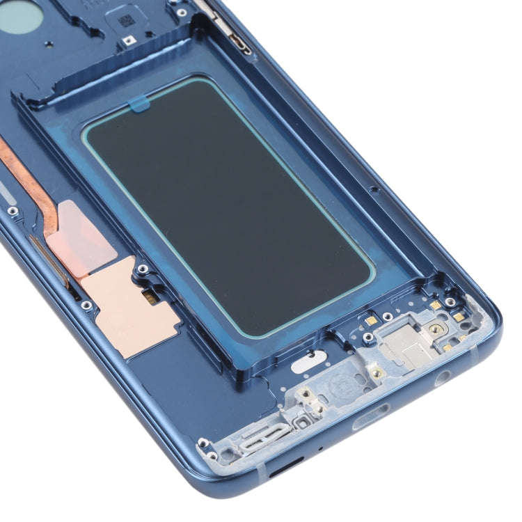 OLED LCD Screen for Samsung Galaxy S9+ SM-G965 Digitizer Full Assembly with Frame (Blue)