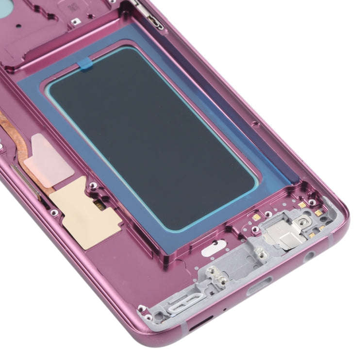 OLED LCD Screen for Samsung Galaxy S9+ SM-G965 Digitizer Full Assembly with Frame (Purple)