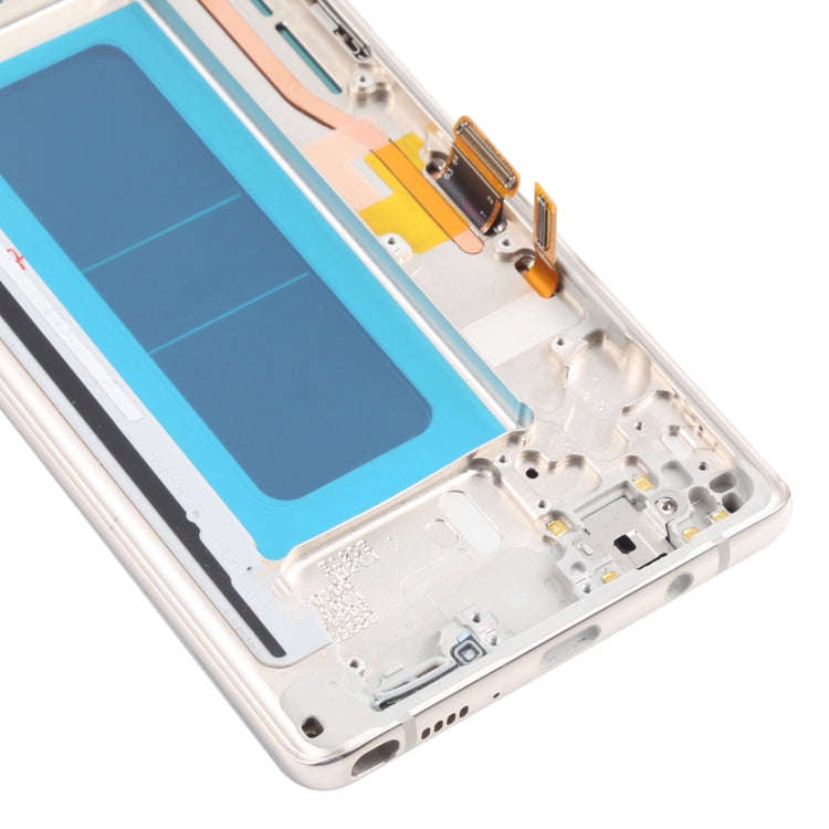 OLED LCD Screen for Samsung Galaxy Note 8 SM-N950 Digitizer Full Assembly with Frame (Gold)