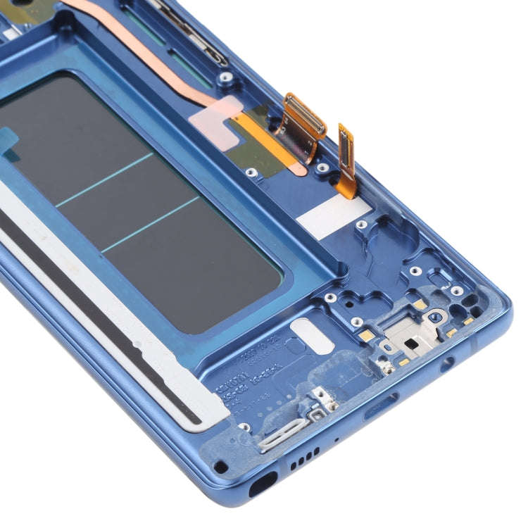OLED LCD Screen for Samsung Galaxy Note 8 SM-N950 Digitizer Full Assembly with Frame (Blue)