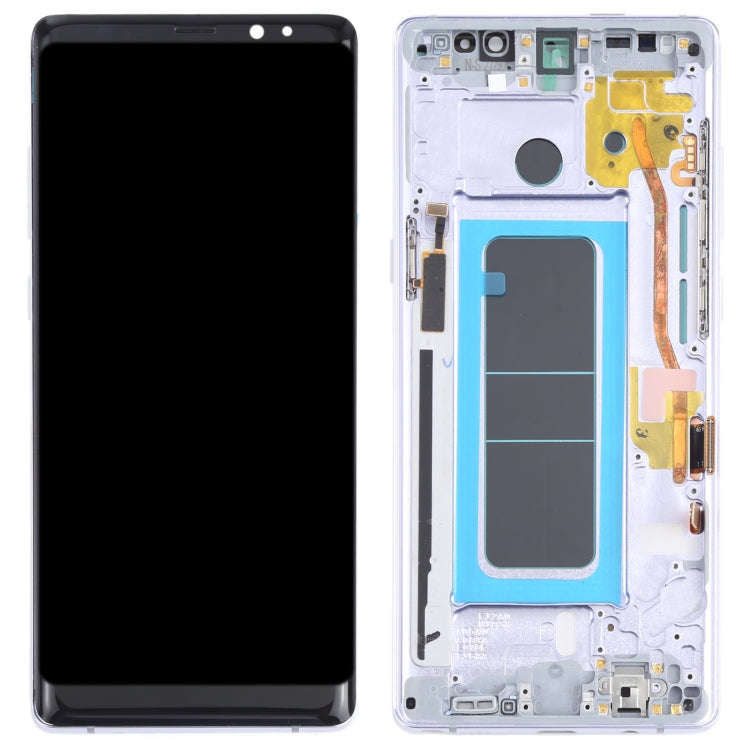 OLED LCD Screen for Samsung Galaxy Note 8 SM-N950 Digitizer Full Assembly with Frame (Purple)