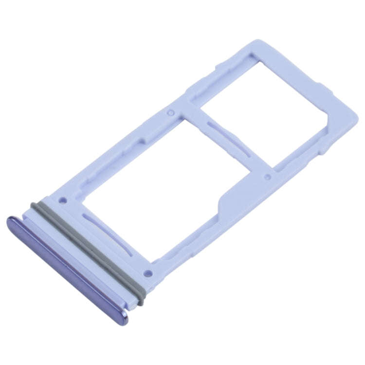 For Samsung Galaxy A52S 5G SM-A528 SIM Card Tray + SIM Card Tray / Micro SD Card Tray (Purple)