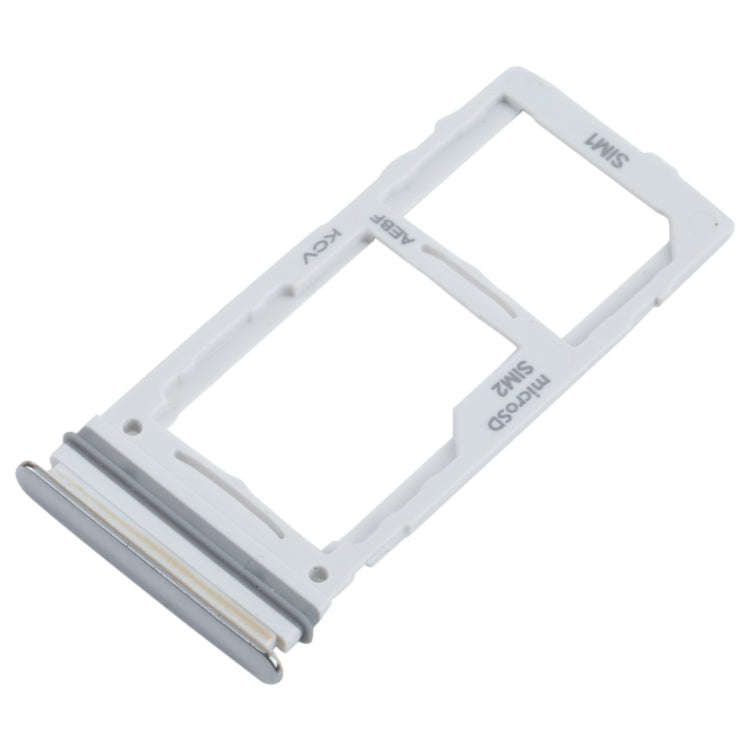 For Samsung Galaxy A52S 5G SM-A528 SIM Card Tray + SIM Card Tray / Micro SD Card Tray (Silver)