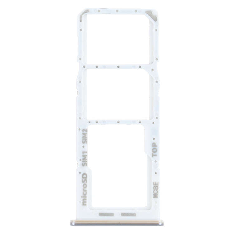 For Samsung Galaxy M32 SM-M325 SIM Card Tray + SIM Card Tray + Micro SD Card Tray (Silver)