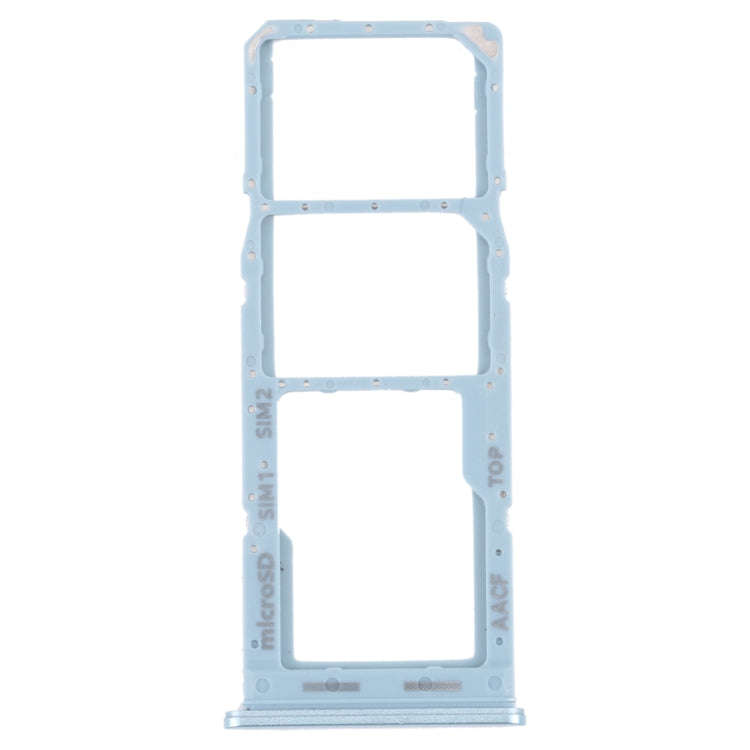 For Samsung Galaxy A13 5G SM-A136 Original SIM Card Tray + SIM Card Tray + Micro SD card tray (Blue)