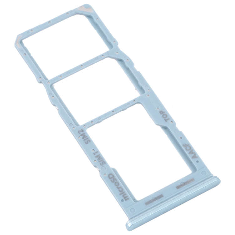 For Samsung Galaxy A13 5G SM-A136 Original SIM Card Tray + SIM Card Tray + Micro SD card tray (Blue)
