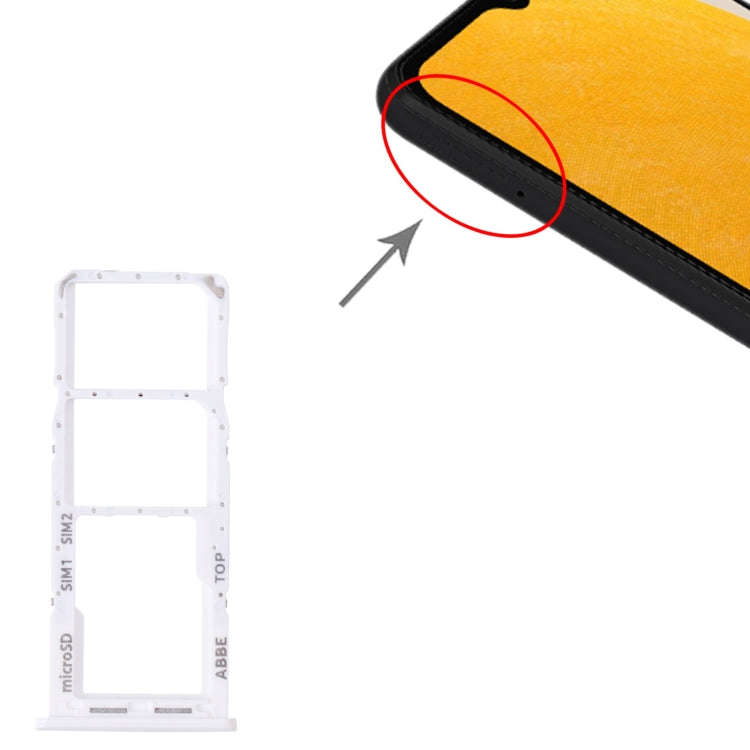 For Samsung Galaxy A13 5G SM-A136 Original SIM Card Tray + SIM Card Tray + Micro SD card tray (Wh...