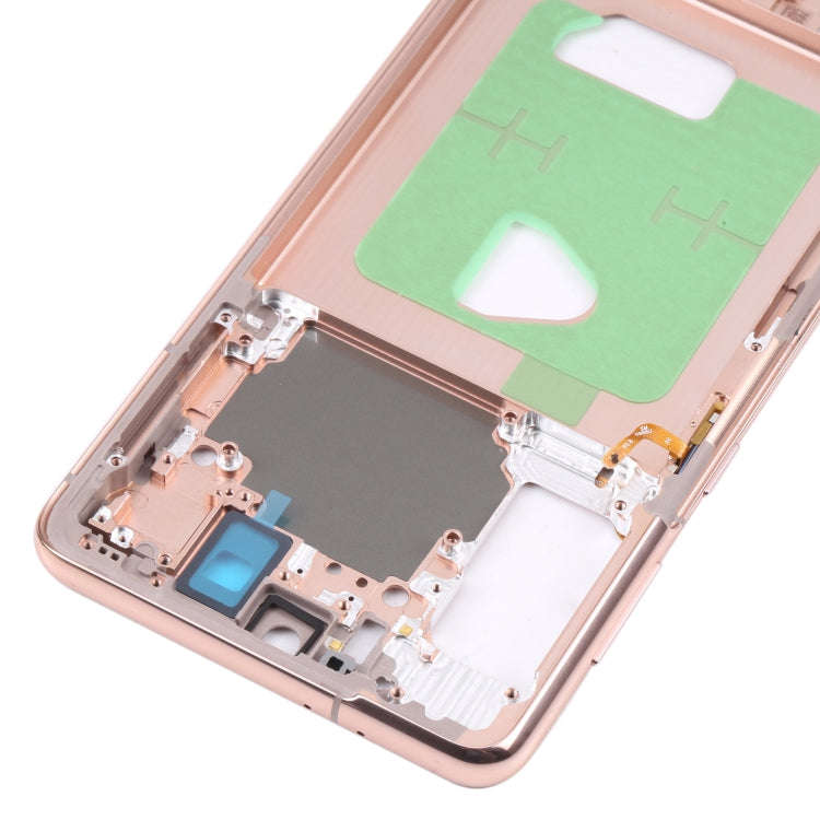 For Samsung Galaxy S21+ 5G SM-G996B Middle Frame Bezel Plate (Pink)