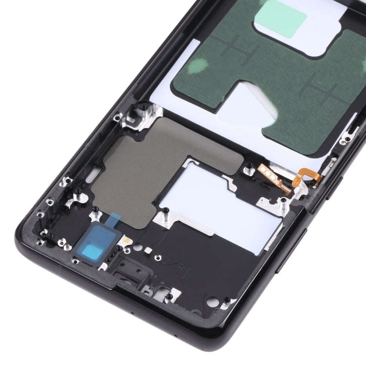 For Samsung Galaxy S21 Ultra 5G SM-G998B Middle Frame Bezel Plate (Black)