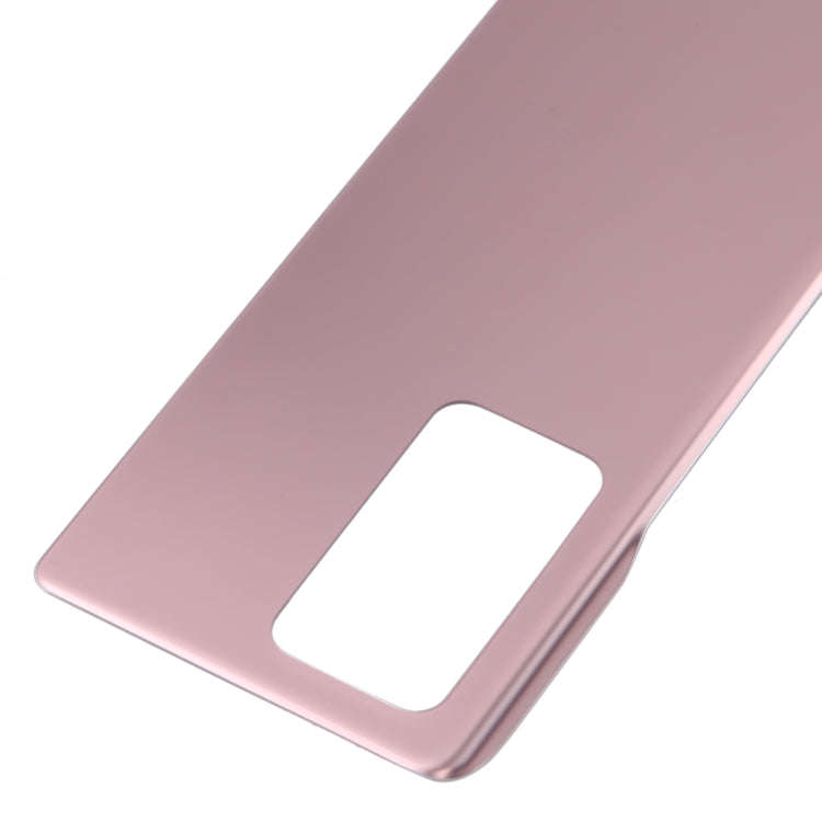 For Samsung Galaxy Z Fold2 5G SM-F916B Glass Battery Back Cover (Pink)