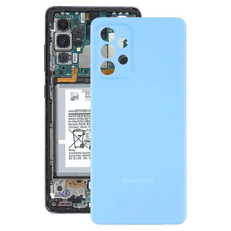 For Samsung Galaxy A52 5G SM-A526B Battery Back Cover (Blue)
