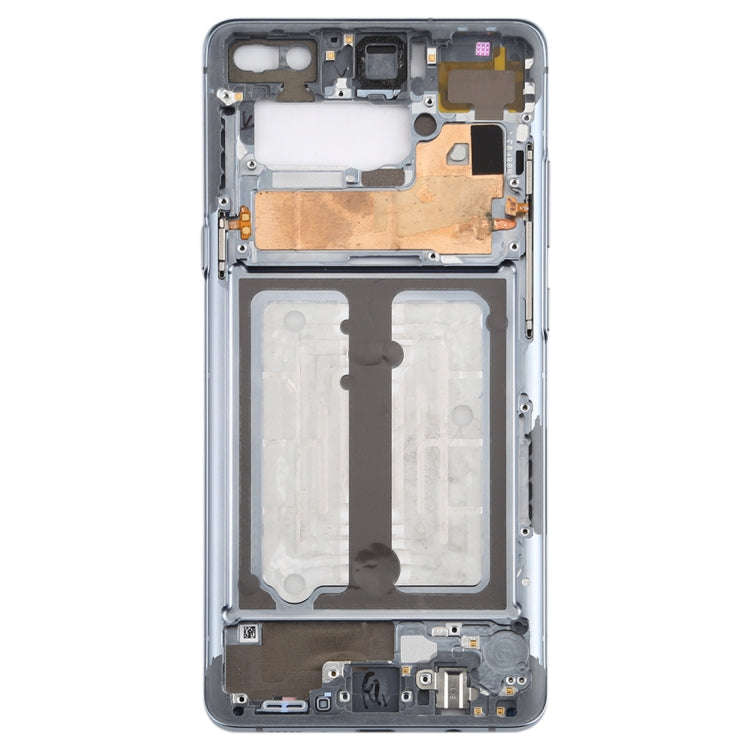 For Galaxy S10 5G  Middle Frame Bezel Plate with Side Keys (Grey)