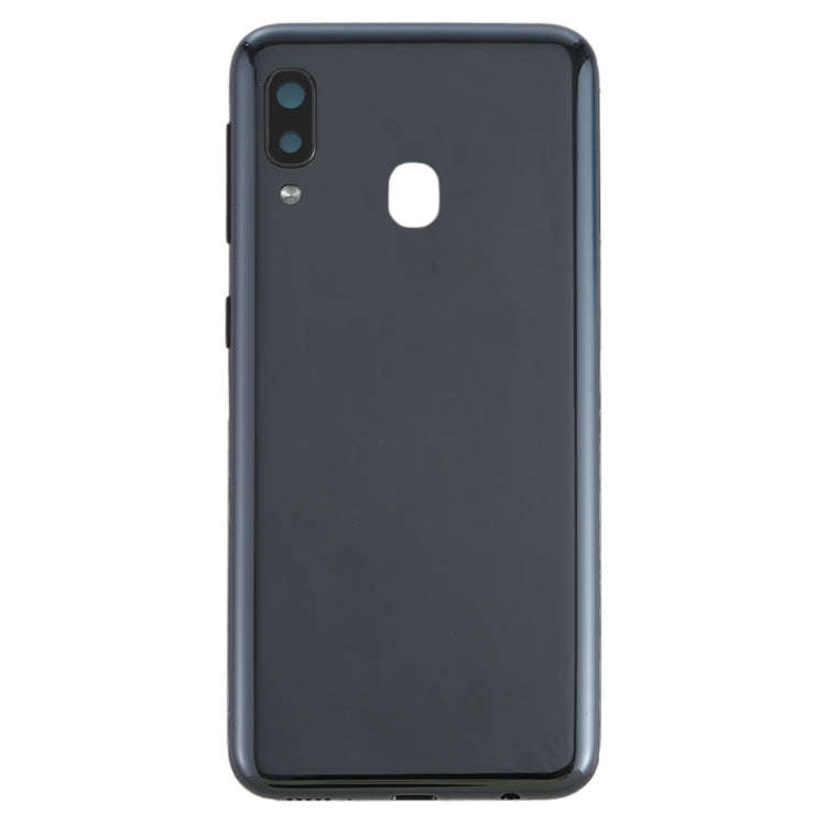 For Galaxy A20e Battery Back Cover with Side Keys (Black)