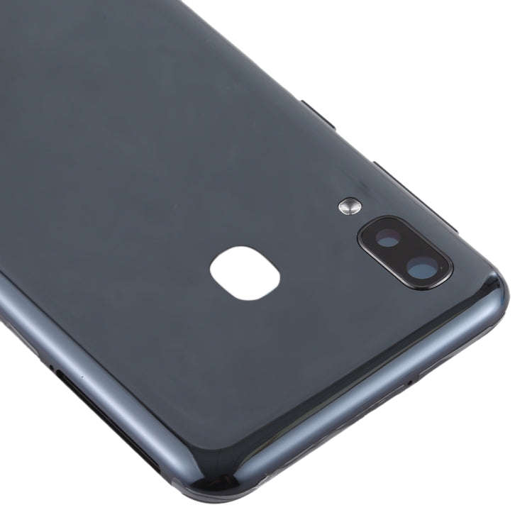 For Galaxy A20e Battery Back Cover with Side Keys (Black)