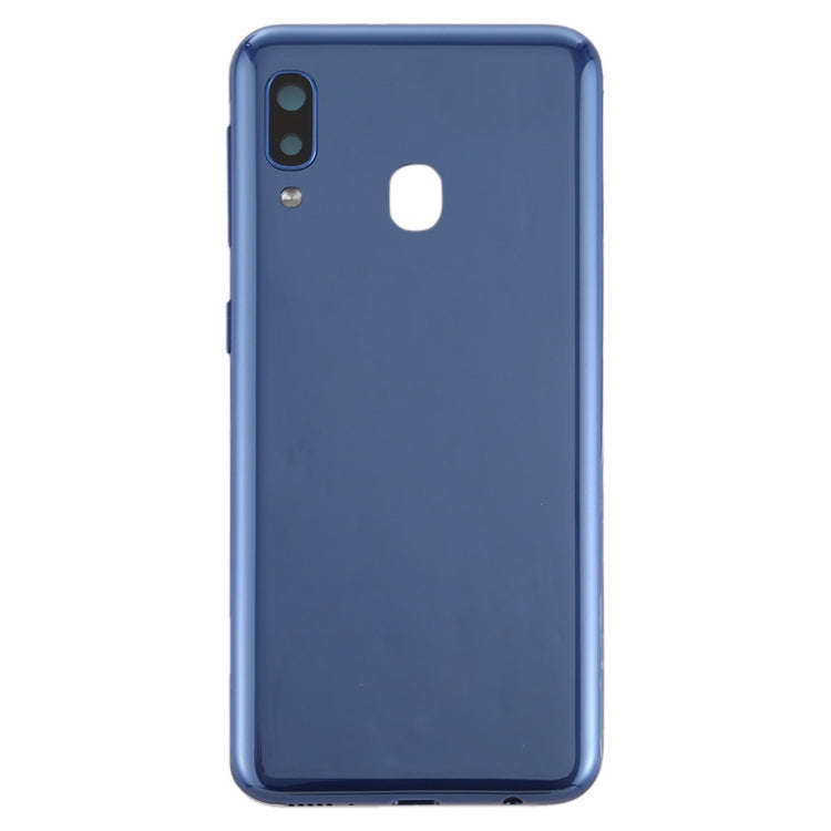 For Galaxy A20e Battery Back Cover with Side Keys (Blue)
