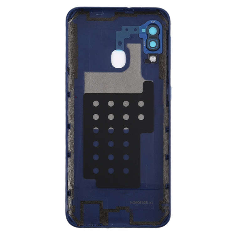 For Galaxy A20e Battery Back Cover with Side Keys (Blue)