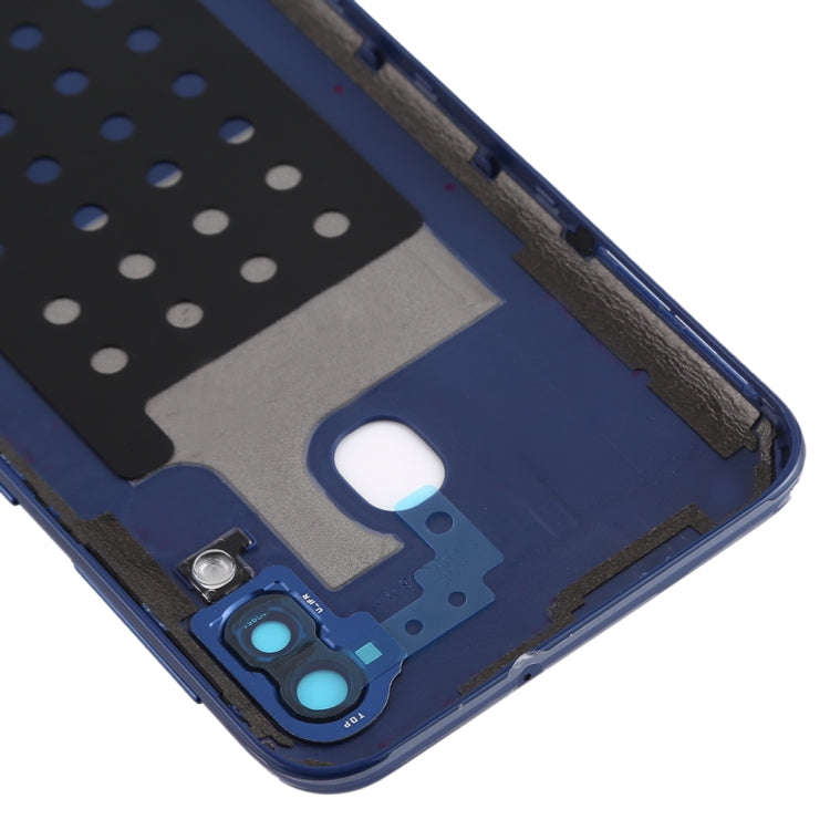 For Galaxy A20e Battery Back Cover with Side Keys (Blue)