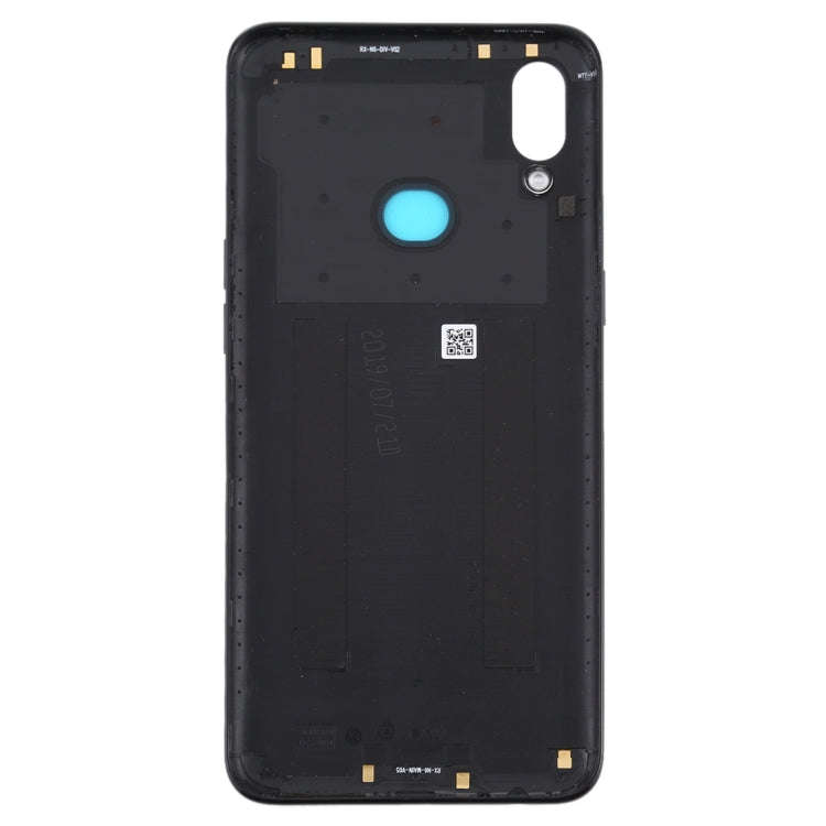 For Galaxy A10s Battery Back Cover with Side Keys (Black)