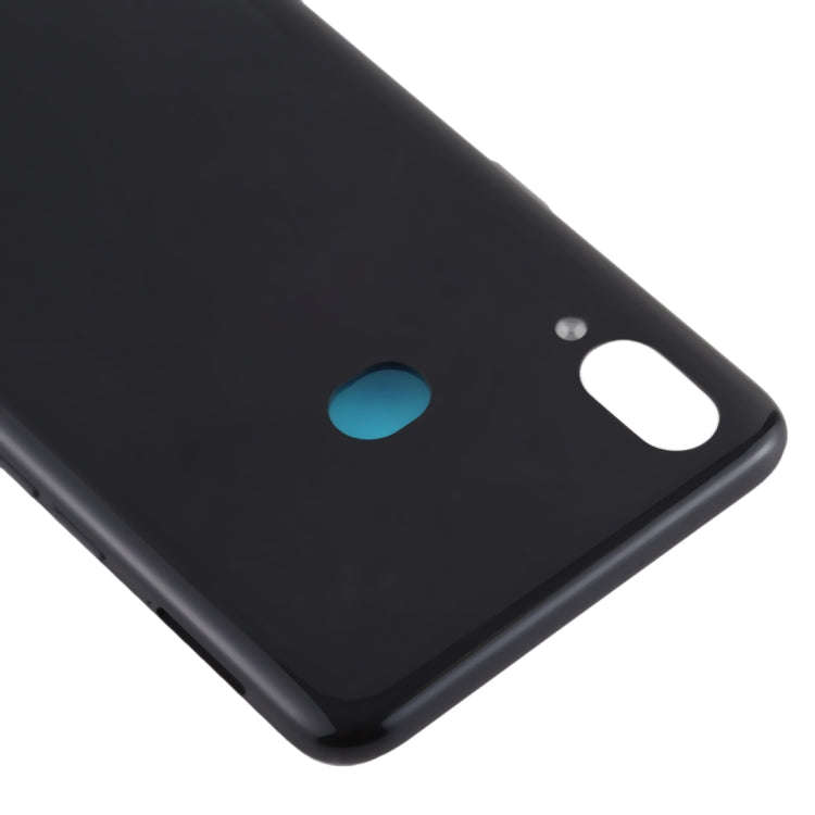 For Galaxy A10s Battery Back Cover with Side Keys (Black)