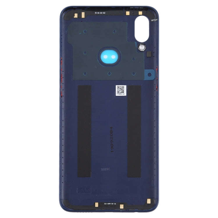 For Galaxy A10s Battery Back Cover with Side Keys (Blue)