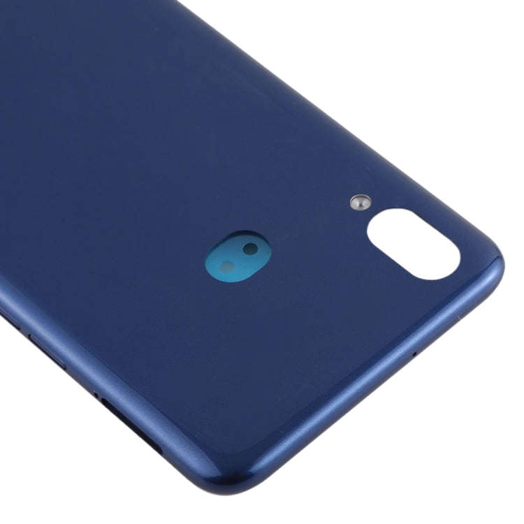 For Galaxy A10s Battery Back Cover with Side Keys (Blue)