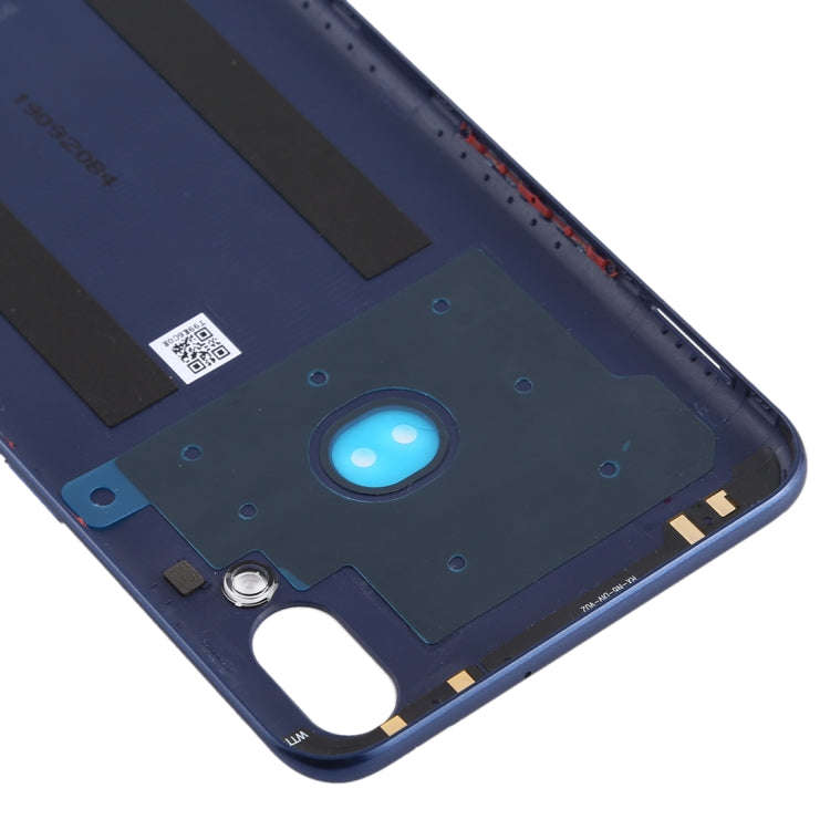 For Galaxy A10s Battery Back Cover with Side Keys (Blue)