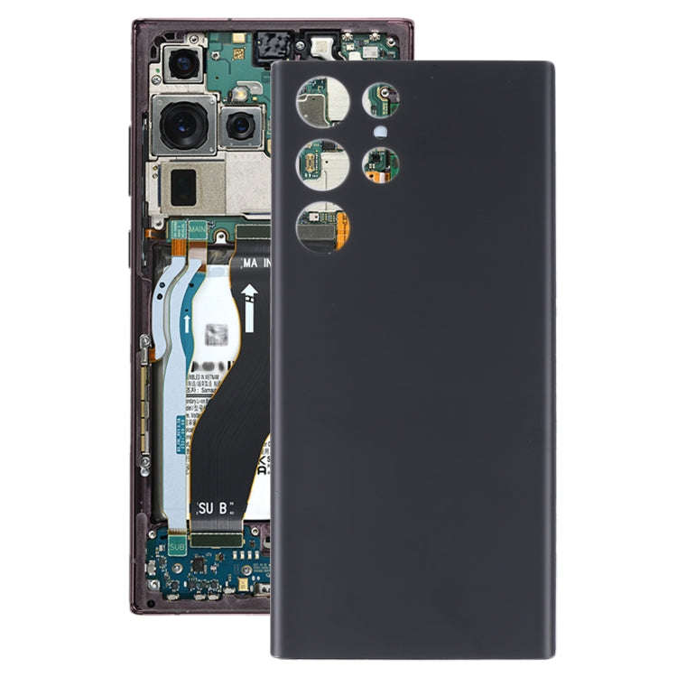 For Samsung Galaxy S22 Ultra Battery Back Cover (Black)